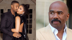 Steve Harvey Shares His Thoughts on Lori Harvey and Michael B. Jordan's Valentine's Day