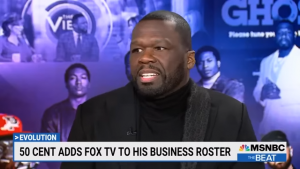 50 Cent talks new TV deal evolving aging life advice counting money I The Beat on MSNBC 7 15 screenshot