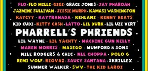 Pharrell's 'SOMETHING IN THE WATER' Festival to Feature Clipse, Lil Wayne, Wale, Wu-Tang Clan & More