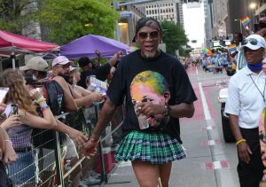 Dennis Rodman Walks in Houston Pride Parade, Reminding Fans He's 'Been Him'