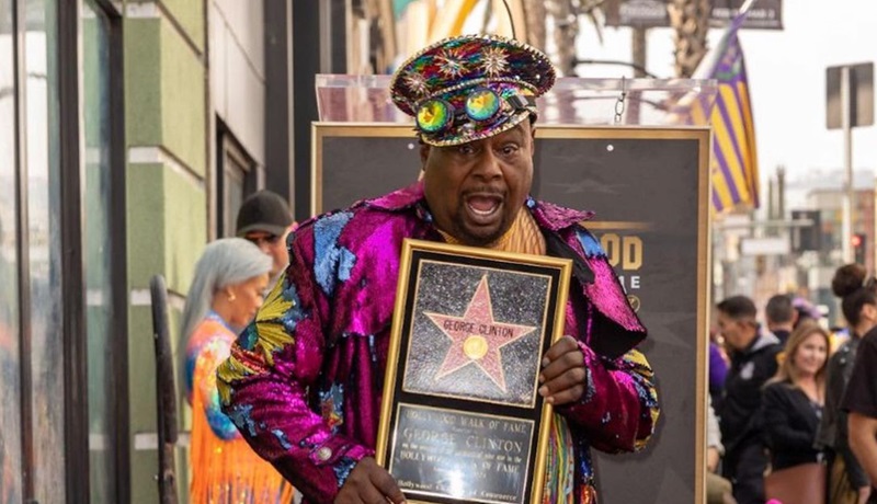 Funk Icon George Clinton Honored with Star on Hollywood Walk of Fame