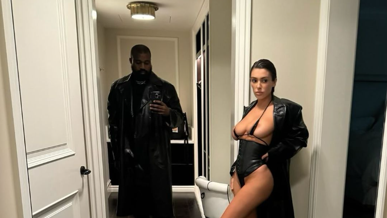 Kanye West Posts Nearly Nude Images of His Wife Bianca Censori