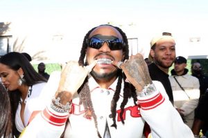 Quavo at Michael Rubins Fanatics Super Bowl Party 2.11.23 — credit Shareif Ziyadat