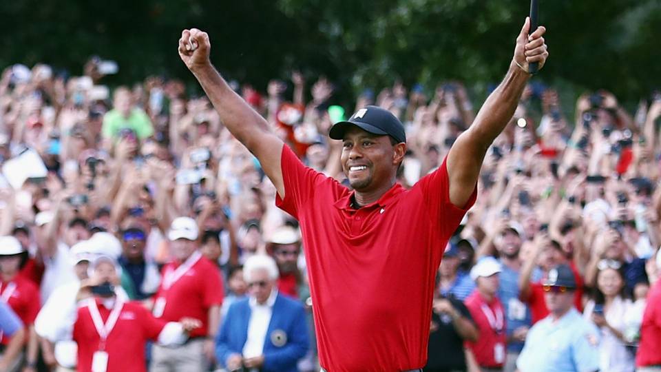 Tiger Woods Captures His First PGA Tournament Victory in Five Years