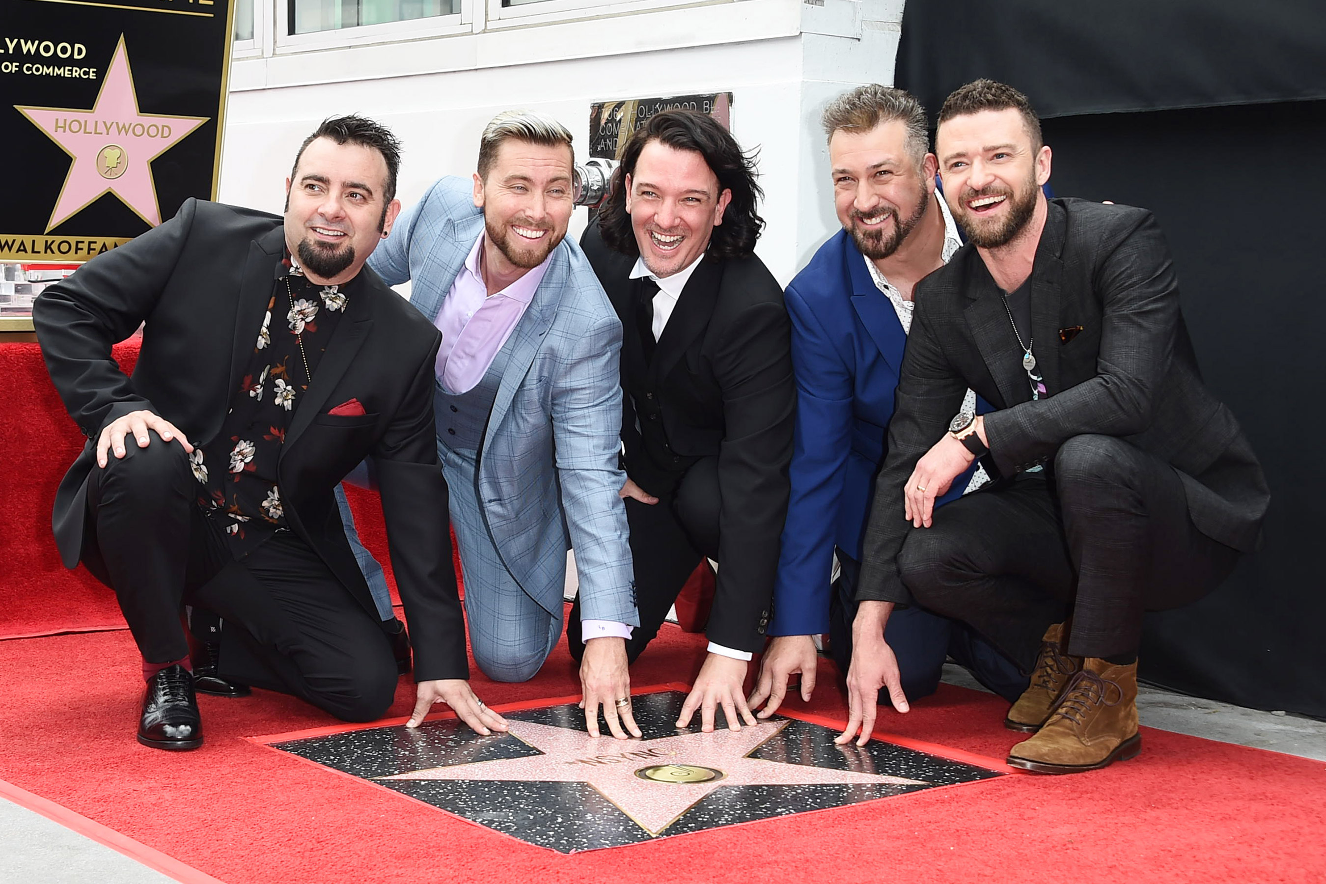 NSYNC Gets Star on Hollywood Walk of Fame