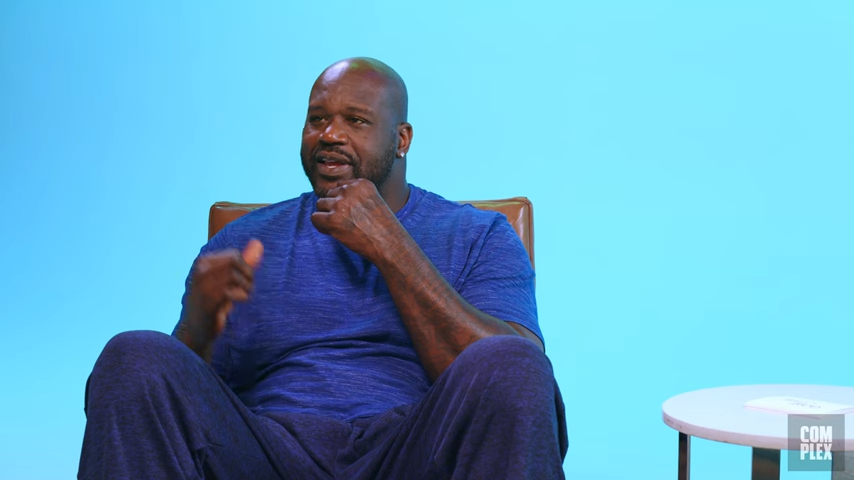 Shaq Says He Had a 'Little Woody' When He Froze in Talking to Halle Berry