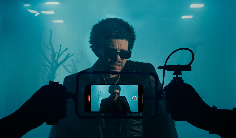 Shot on iPhone 16 Pro BTS The Weeknd 3